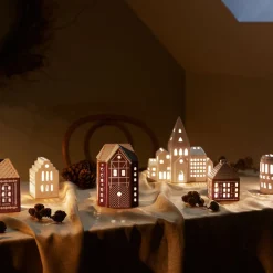 KÄHLER DESIGN Kähler Gingerbread Lyshus Liten Brun