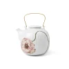 KÄHLER DESIGN Kähler Hammershøi Poppy Tekanne 1,2L Hvit m/Dekor