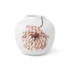 KÄHLER DESIGN Kähler Hammershøi Poppy Vase 13cm Hvit m/Dekor