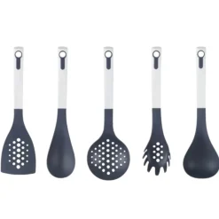 BØRSCOMPAGNIET AS Kjøkkenredskap 5 Deler Med Stativ 31,5cm Grå