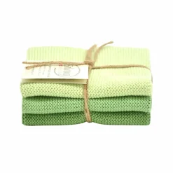 SOLWANG KLUT STØVET GRØNN KOMBI 25CM X 25CM -KLUTKOMBINASJ