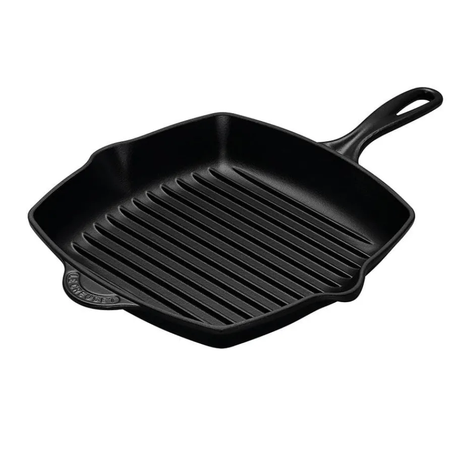 LE CREUSET Grillpanne Støpejern 26cm Black