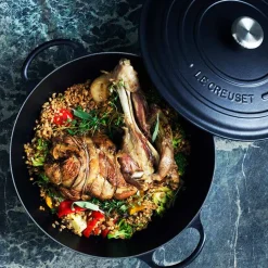 LE CREUSET Støpejernsgryte 5,3L/26cm Matte Black