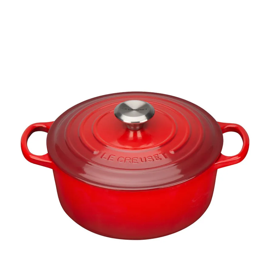 LE CREUSET Støpejernsgryte 4,2L/24cm Cerise