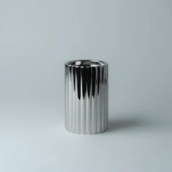 LØVE Løve Vinje Telysholder Rustfritt Stål 14cm Sølv