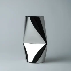 LØVE Løve Vinje Vase Rustfritt Stål 24,5cm Sølv