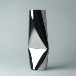 LØVE Løve Vinje Vase Rustfritt Stål 34,5cm Sølv