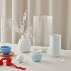 LYNGBY Porcelæn Vase 15,5cm Hvit