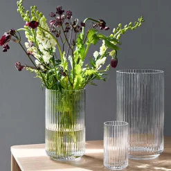 LYNGBY Porcelæn Vase 15,5cm Klart Glass