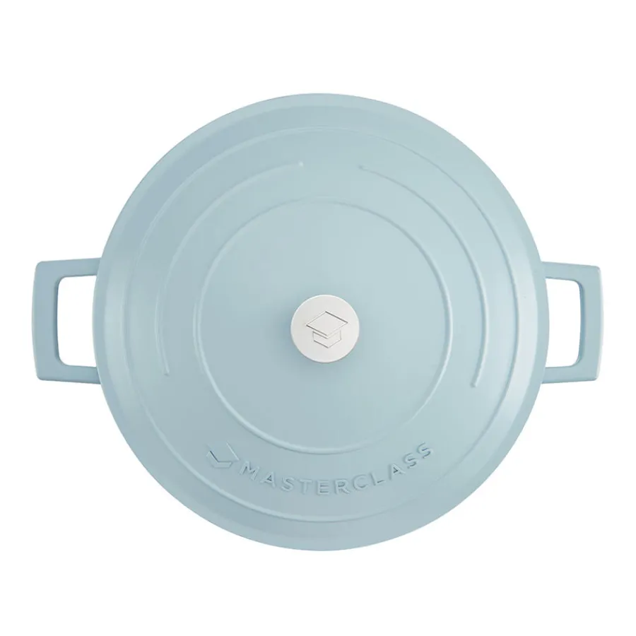 Lifetime Brands Europe ltd Masterclass Cast Aluminium Gryte 2,4L Himmelblå