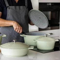 Lifetime Brands Europe ltd Masterclass Cast Aluminium Gryte 5L Mintgrønn