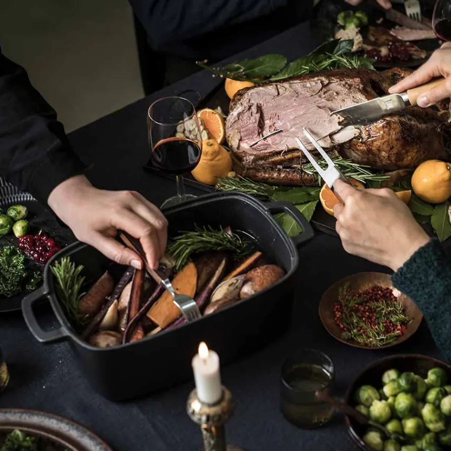 FISKARS Norden Oval Støpejernsgryte 5L