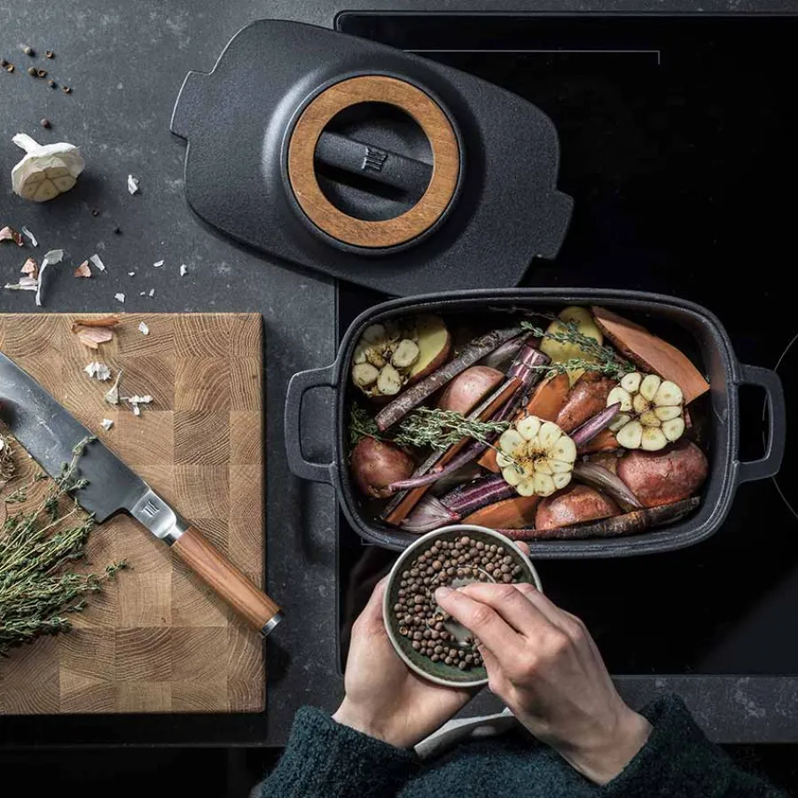 FISKARS Norden Oval Støpejernsgryte 5L