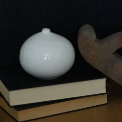 PORSGRUNDS PORSELÆNSFABRIK Nordic Living Vase 11,5x10cm Hvit