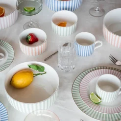 NOVA Abby Skål 12cm Oransje m/Gullkant