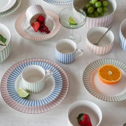 NOVA Abby Tallerken 26cm Oransje m/Gullkant