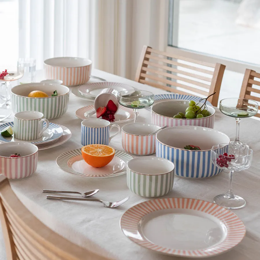 NOVA Abby Tallerken 26cm Oransje m/Gullkant