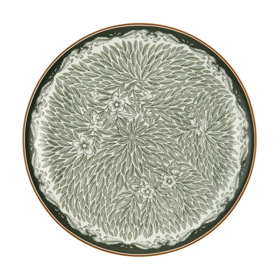 RÖRSTRAND OSTINDIA FLORIS TALLERKEN 20CM GRØNN