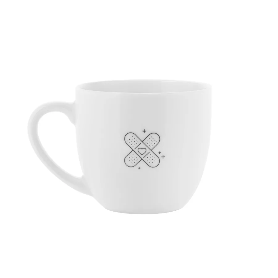 PORSGRUNDS PORSELÆNSFABRIK Porsgrund Porselænsfabrik Hashtag God Bedring Krus 38cl