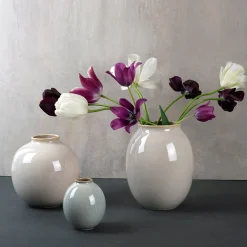 PORSGRUNDS PORSELÆNSFABRIK Porsgrunds Porselænsfabrik Soft Vase 18cm Off-White