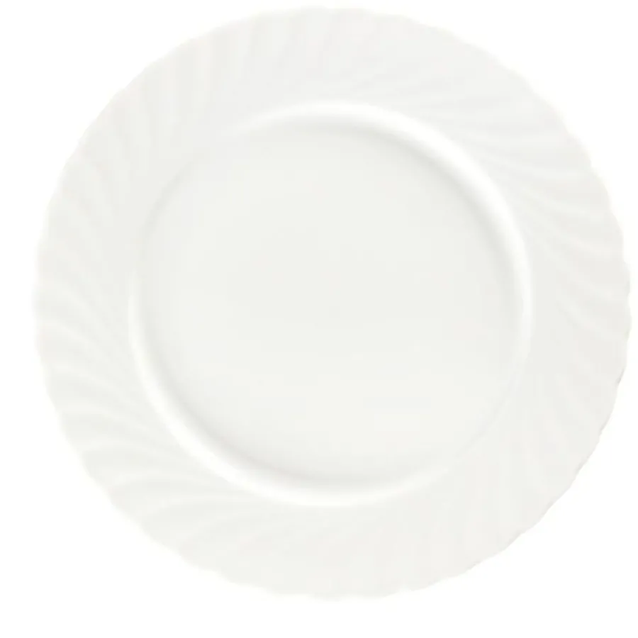 PORSGRUNDS PORSELÆNSFABRIK Porsgrunds Porselænsfabrik Bogstad Hvitt Stor Tallerken 27 cm