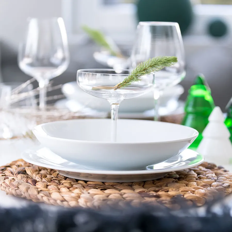 PORSGRUNDS PORSELÆNSFABRIK Porsgrunds Porselænsfabrik Sense Tallerken 28cm 4pk