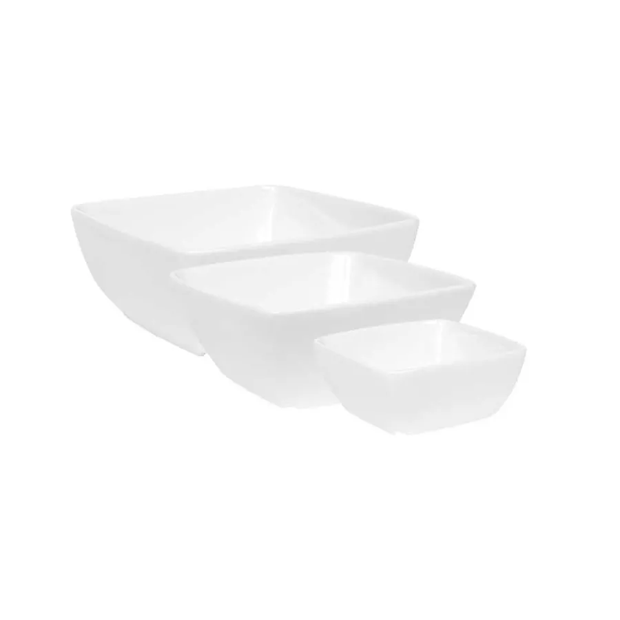 PORSGRUNDS PORSELÆNSFABRIK Porsgrunds Porselænsfabrik Sense Serveringsboller Firkant 3pk