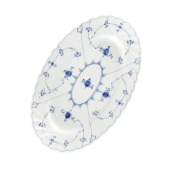 PORSGRUNDS PORSELÆNSFABRIK Porsgrunds Porselænsfabrik Bogstad Stråmønster Ovalt Fat 33,5 cm