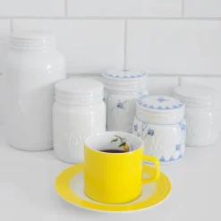 PORSGRUNDS PORSELÆNSFABRIK Porsgrunds Porselænsfabrik Citron Kopp & Skål 23 cl