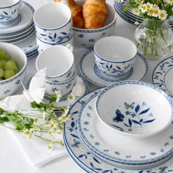 PORSGRUNDS PORSELÆNSFABRIK Porsgrunds Porselænsfabrik Bluebird Flower Tallerken Flat 22 cm