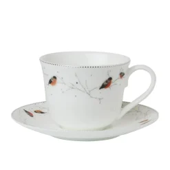 PORSGRUNDS PORSELÆNSFABRIK Porsgrunds Porselænsfabrik Dompap Kaffekopp 22 cl m/Skål 14 cm