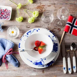 PORSGRUNDS PORSELÆNSFABRIK Porsgrunds Porselænsfabrik Maxistrå Blå Asjett 20,5 cm