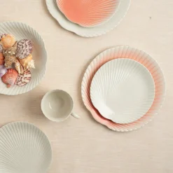 PORSGRUNDS PORSELÆNSFABRIK Porsgrunds Porselænsfabrik Kamskjell Asjett 20cm Blek Sand