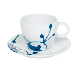 PORSGRUNDS PORSELÆNSFABRIK Porsgrunds Porselænsfabrik Maxistrå Blå Maxistå Cappucinokopp m/Skål 20cl