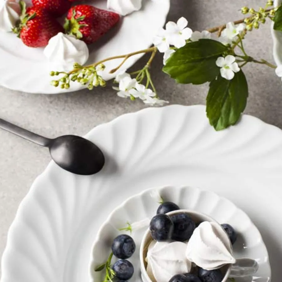 PORSGRUNDS PORSELÆNSFABRIK Porsgrunds Porselænsfabrik Bogstad Hvitt Kopp 16cl