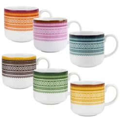 PORSGRUNDS PORSELÆNSFABRIK Porsgrunds Porselænsfabrik Marius Trendkrus Flerfarget 6stk