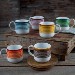 PORSGRUNDS PORSELÆNSFABRIK Porsgrunds Porselænsfabrik Marius Trendkrus Flerfarget 6stk