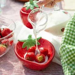 PORSGRUNDS PORSELÆNSFABRIK Porsgrunds Porselænsfabrik Jordbær Skål 21x15cm