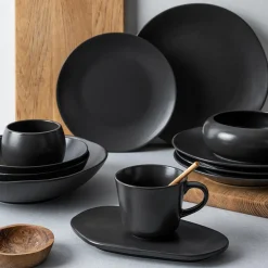 PORSGRUNDS PORSELÆNSFABRIK Porsgrunds Porselænsfabrik Natur Asjett 21cm Matt Sort