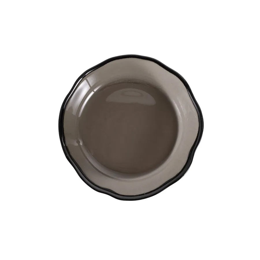 PORSGRUNDS PORSELÆNSFABRIK Porsgrunds Porselænsfabrik Asjett 22cm Koksgrått Glass 4pk