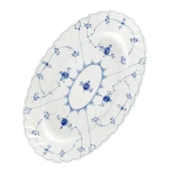 PORSGRUNDS PORSELÆNSFABRIK Porsgrunds Porselænsfabrik Bogstad Stråmønster Ovalt Fat 38cm