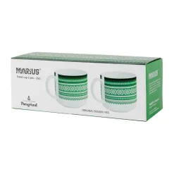 PORSGRUNDS PORSELÆNSFABRIK Porsgrunds Porselænsfabrik Marius Trend Krus 25 cl Grønn 2pk