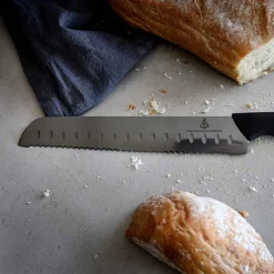 PORSGRUNDS PORSELÆNSFABRIK Porsgrunds Porselænsfabrik De Cuisson Brødkniv 21cm Sort