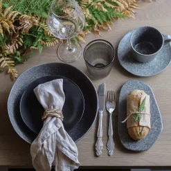 PORSGRUNDS PORSELÆNSFABRIK Porsgrunds Porselænsfabrik Natur Dyp Tallerken 24cm Mørk Granitt