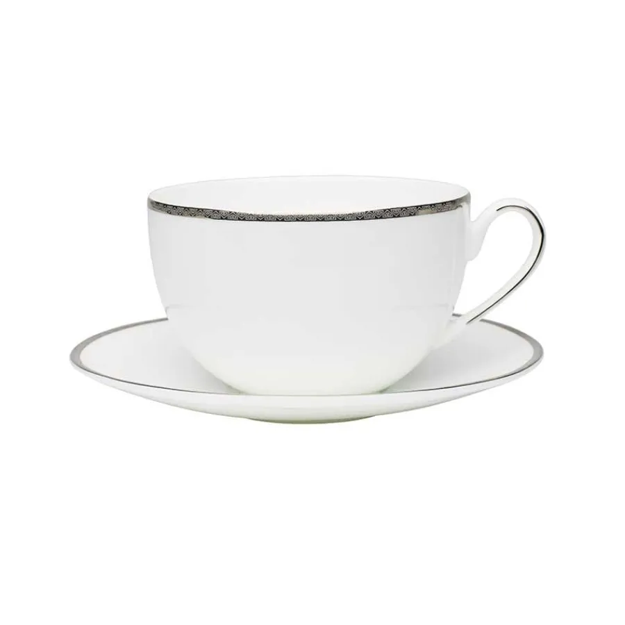 PORSGRUNDS PORSELÆNSFABRIK Porsgrunds Porselænsfabrik Nathalie Platinum Tekopp m/Skål 45cl