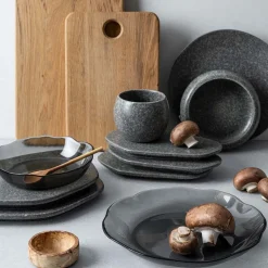 PORSGRUNDS PORSELÆNSFABRIK Porsgrunds Porselænsfabrik Natur Asjett 24cm Mørk Granitt