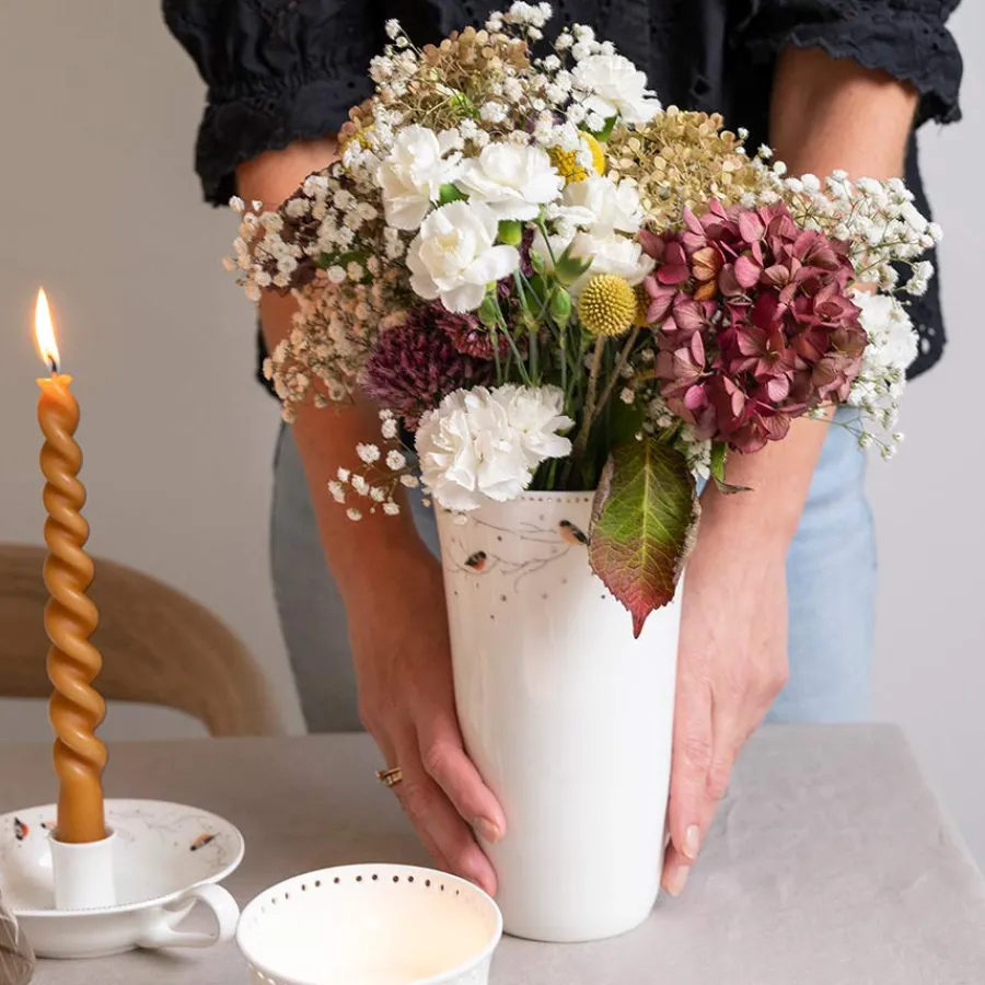 PORSGRUNDS PORSELÆNSFABRIK Porsgrunds Porselænsfabrik Dompap Vase 21cm