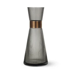 ROSENDAHL Grand Cru Vannkaraffel m/Riller 1L Grå