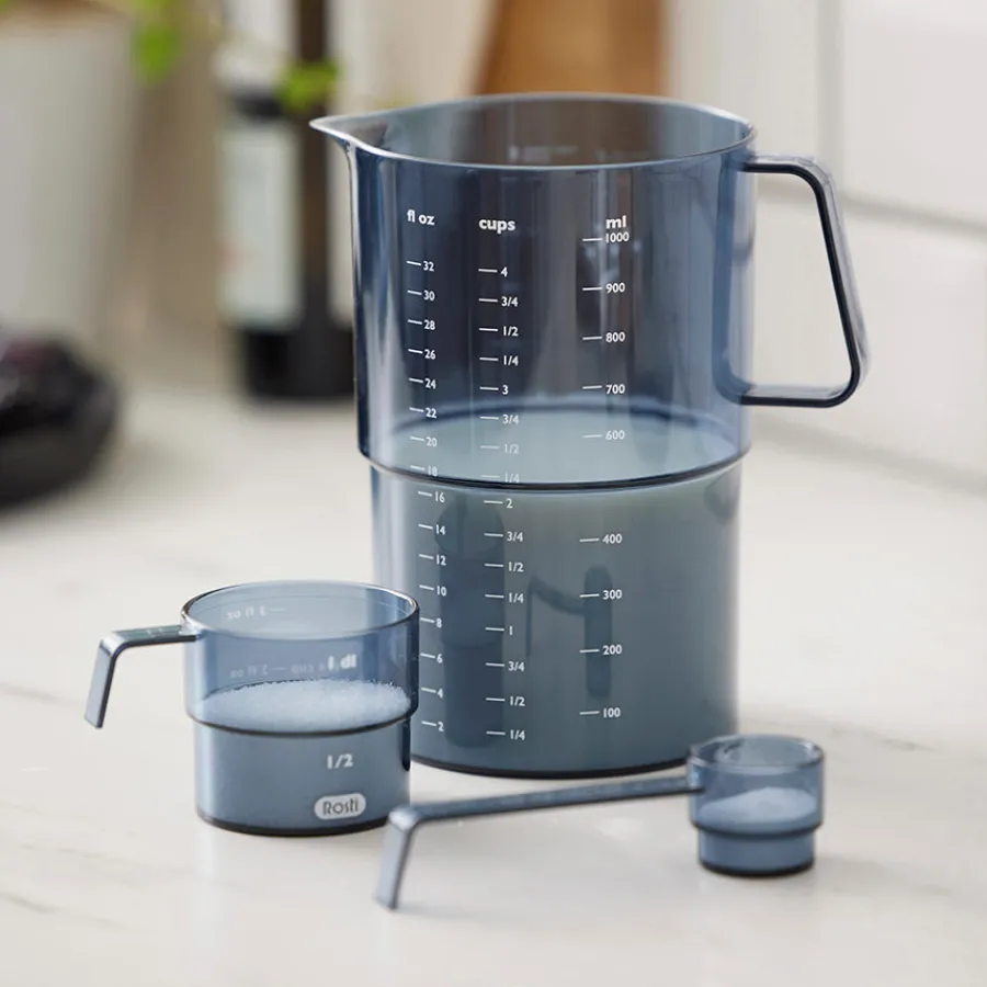 ROSTI Mensura Målesett 3 Deler Dusty Blue