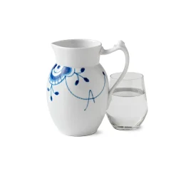 ROYAL COPENHAGEN Blå Mega Riflet 70cl Mugge